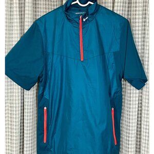 Nike Golf Shirt Men’s Small 1/2 Zip Shield Jacket Windbreaker Water Repel A1